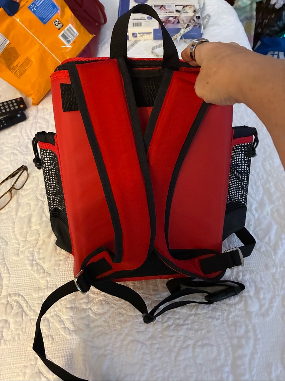 Vintage 90a kingstar Hello Kitty Red and Black back pack - Picture 13 of 16